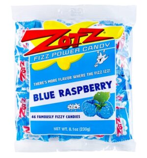 Zotz Fizz Candy Blue Raspberry Individually Wrapped 8.1oz 46ct